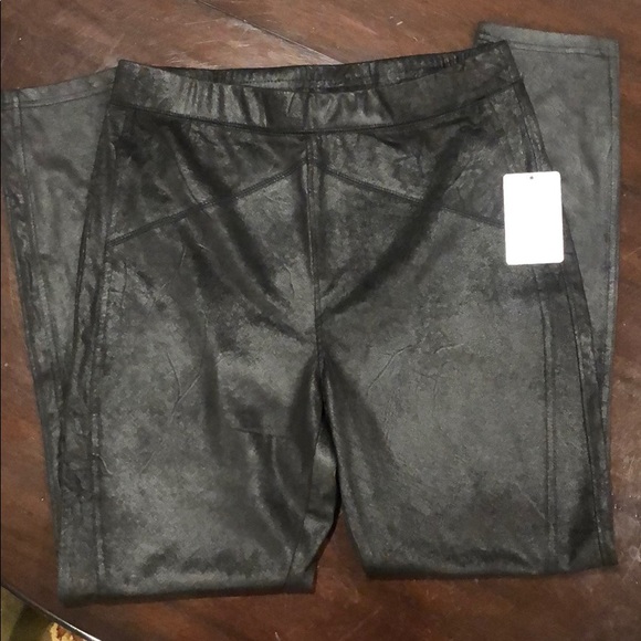 Free People Midnight Vegan Suede Skinny Black - Picture 3 of 5